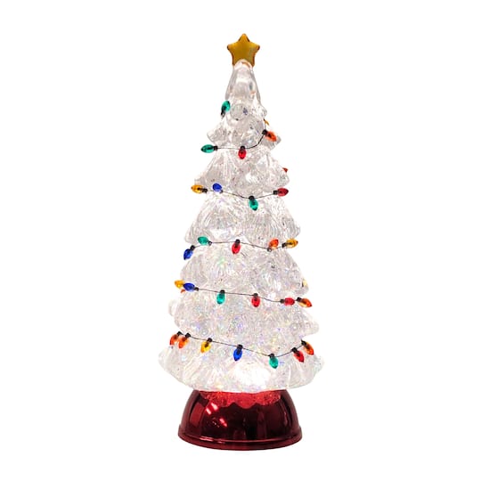 11.75" LED Christmas Tree with Holiday Lights